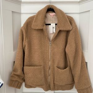 Re named Taupe teddy bear jacket